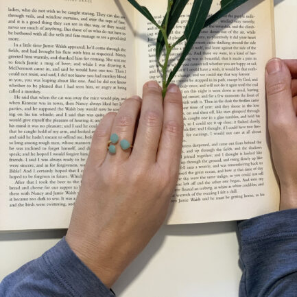 Silver gold-plated blooming open ring with enamel