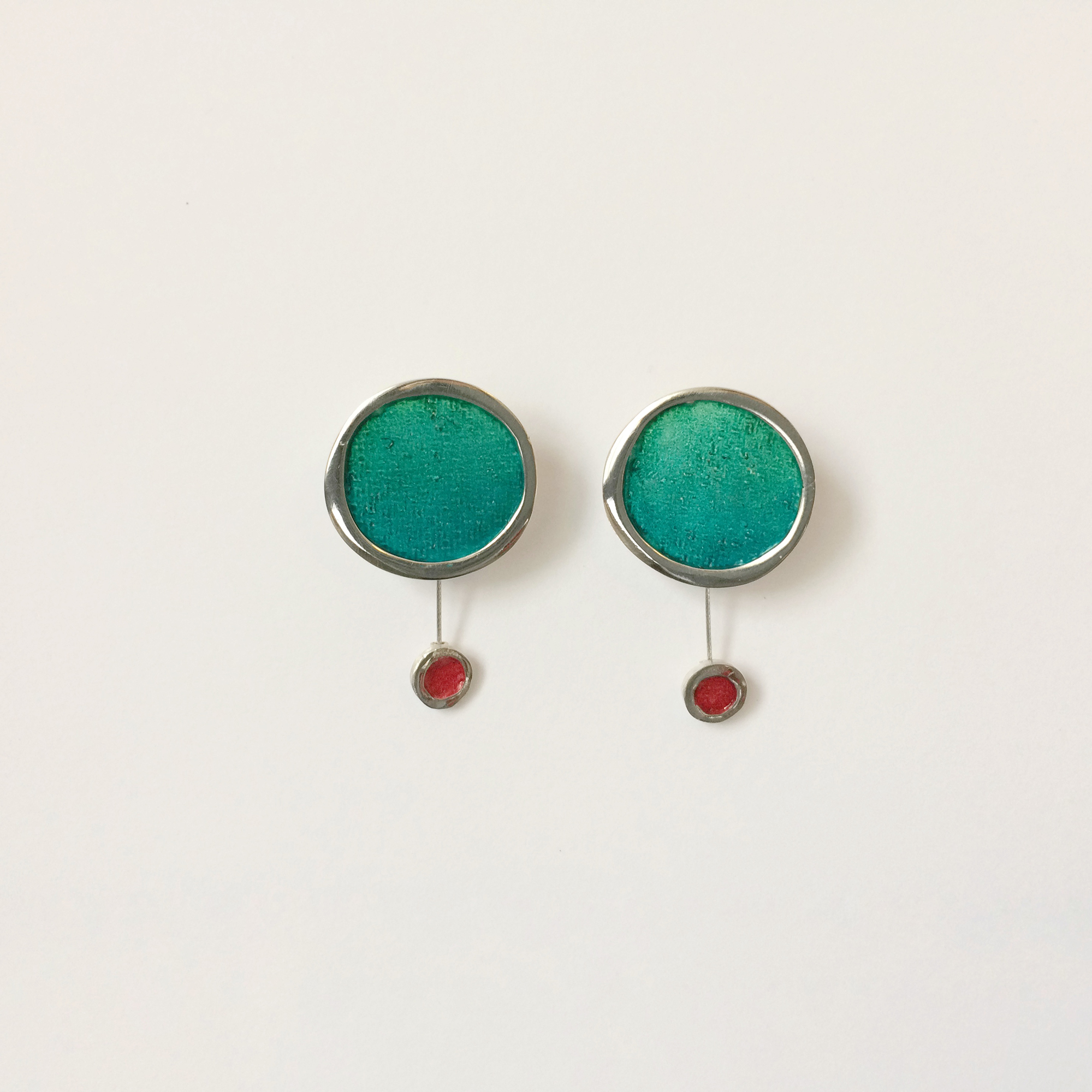 O1 earring turquoise