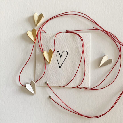 Silver heart pendant